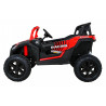 Buggy ATV Strong Racing dla 2 dzieci Czerwony + Silnik bezszczotkowy + Pompowane koła + Audio LED