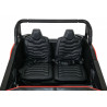 Buggy ATV Strong Racing dla 2 dzieci Czerwony + Silnik bezszczotkowy + Pompowane koła + Audio LED