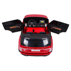Range Rover HSE Lakierowane Autko dla 2 dzieci Czerwony SUV + Pilot + Panel audio