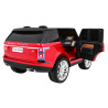 Range Rover HSE Lakierowane Autko dla 2 dzieci Czerwony SUV + Pilot + Panel audio
