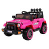 Auto Terenowe Full Time 4WD dla dzieci Różowy + Napęd 4x4 + Pilot + Audio LED + Schowek
