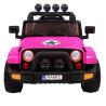 Auto Terenowe Full Time 4WD dla dzieci Różowy + Napęd 4x4 + Pilot + Audio LED + Schowek