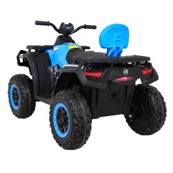 Quad XT-Speed dla dzieci Niebieski + Napęd 4x4 + EVA + Wolny Start + Radio MP3 + LED