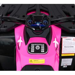 Quad XT-Speed dla dzieci Różowy + Napęd 4x4 + EVA + Wolny Start + Radio MP3 + LED