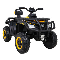 Quad XT-Speed dla dzieci Żółty + Napęd 4x4 + EVA + Wolny Start + Radio MP3 + LED