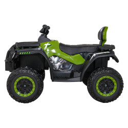 Quad XT-Speed dla dzieci Zielony + Napęd 4x4 + EVA + Wolny Start + Radio MP3 + LED