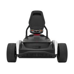 Gokart Fast 3 Drift na akumulator dla dzieci Biały + Funkcja driftu + Silniki 2x150W + Radio LED + Pasy
