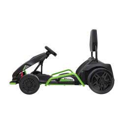 Gokart Fast 3 Drift na akumulator dla dzieci Czarny + Funkcja driftu + Silniki 2x150W + Radio LED + Pasy