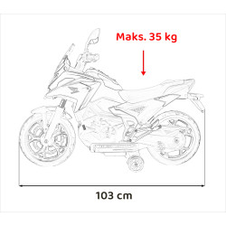 Motor Honda NC750X Różowy