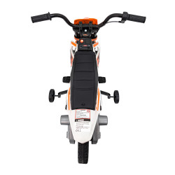Motor PANTONE 361C na akumulator dla dzieci Pomarańczowy + Panel audio + Wolny Start + Koła EVA