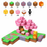 Klocki Magnetyczne Minecraft 134 szt. – Różowa Polanka