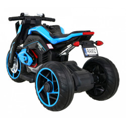 Motor Future na akumulator dla dzieci Niebieski + Panel audio + Wolny Start + Koła EVA