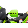 Motorek Cross dla dzieci Pojazd na akumulator Zielony + Pomocnicze kółka + Dźwięki LED