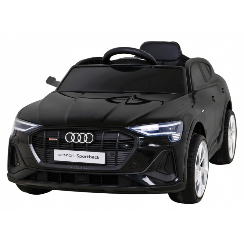 Audi E-Tron Sportback dla dzieci Czarny + Pilot + Napęd 4x4 + Wolny Start + Radio MP3 + LED