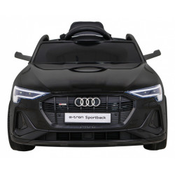 Audi E-Tron Sportback dla dzieci Czarny + Pilot + Napęd 4x4 + Wolny Start + Radio MP3 + LED