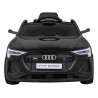 Audi E-Tron Sportback dla dzieci Czarny + Pilot + Napęd 4x4 + Wolny Start + Radio MP3 + LED