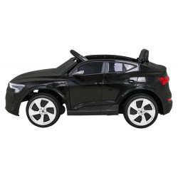 Audi E-Tron Sportback dla dzieci Czarny + Pilot + Napęd 4x4 + Wolny Start + Radio MP3 + LED