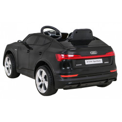 Audi E-Tron Sportback dla dzieci Czarny + Pilot + Napęd 4x4 + Wolny Start + Radio MP3 + LED