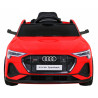 Audi E-Tron Sportback dla dzieci Czerwony + Pilot + Napęd 4x4 + Wolny Start + Radio MP3 + LED