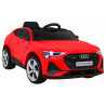 Audi E-Tron Sportback dla dzieci Czerwony + Pilot + Napęd 4x4 + Wolny Start + Radio MP3 + LED