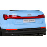 Audi E-Tron Sportback dla dzieci Niebieski + Pilot + Napęd 4x4 + Wolny Start + Radio MP3 + LED