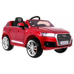 Audi Q7 Quattro S-Line na akumulator Lakier Czerwony SUV + Pilot