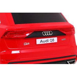 Audi Q8 Lift na akumulator dla dzieci Czerwony SUV + Pilot