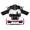 Audi R8 na akumulator dla dzieci Biały + Pilot + EVA + Wolny Start + MP3 LED