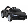 Audi R8 LIFT Samochodzik na akumulator Czarny + Pilot + Koła EVA + MP3 + LED