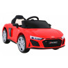 Audi R8 LIFT Samochodzik na akumulator Czerwony + Pilot + Koła EVA + MP3 + LED