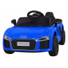 Audi R8 na akumulator dla dzieci Niebieski + Pilot + EVA + Wolny Start + MP3 LED