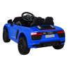 Audi R8 na akumulator dla dzieci Niebieski + Pilot + EVA + Wolny Start + MP3 LED