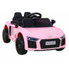 Audi R8 na akumulator dla dzieci Różowy + Pilot + EVA + Wolny Start + MP3 LED