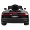 Audi R8 Spyder na akumulator Czarny + Pilot + EVA + Wolny Start + Radio MP3 + LED