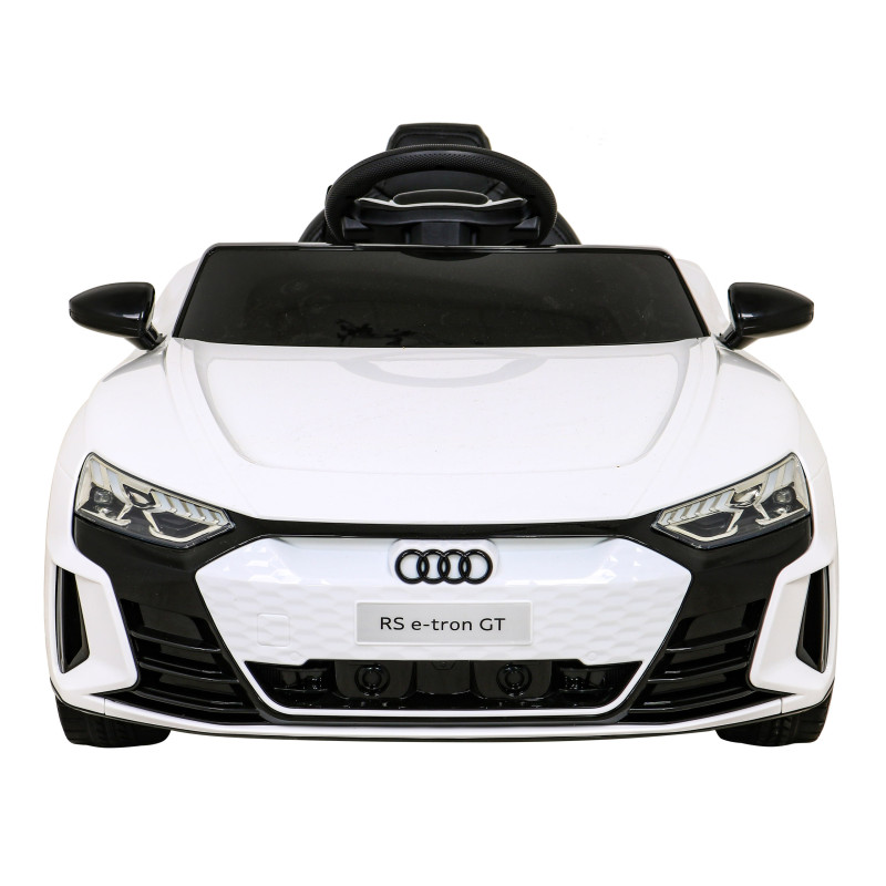Audi RS E-Tron GT na akumulator Biały + Pilot + Napęd 4x4 + Radio MP3 + LED + EVA