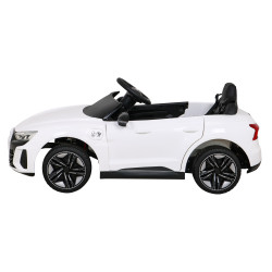 Audi RS E-Tron GT na akumulator Biały + Pilot + Napęd 4x4 + Radio MP3 + LED + EVA