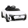 Audi RS E-Tron GT na akumulator Biały + Pilot + Napęd 4x4 + Radio MP3 + LED + EVA