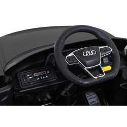 Audi RS E-Tron GT na akumulator Czarny + Pilot + Napęd 4x4 + Radio MP3 + LED + EVA