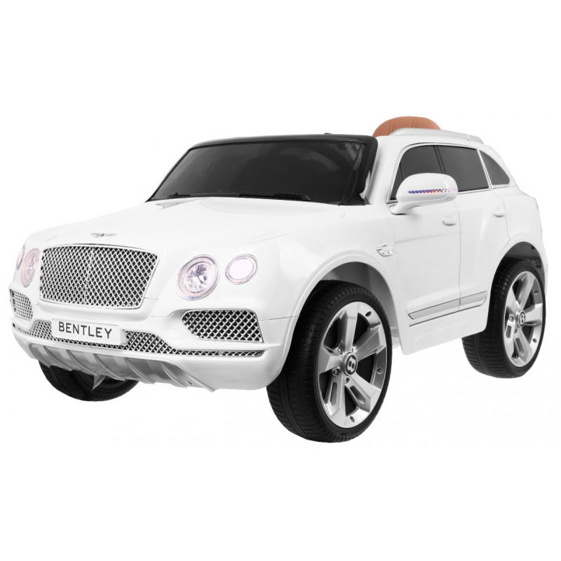 Auto na akumulator Bentley Bentayga dla dzieci, Biały