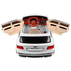 Auto na akumulator Bentley Bentayga dla dzieci, Biały