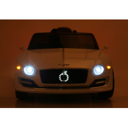 Auto na akumulator Bentley EXP 12 dla dzieci Biały + Pilot + Otwierane drzwi + Elegancki wygląd