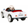 Autko BMW 507 Retro elektryczne dla dzieci Biały + Audio LED + Pilot + Ekoskóra + EVA + Wolny Start