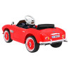 Autko BMW 507 Retro elektryczne dla dzieci Czerwony + Audio LED + Pilot + Ekoskóra + EVA + Wolny Start
