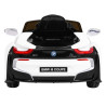 BMW I8 Lift Auto na akumulator Biały + Pilot + Wolny Start + 3-pkt pasy + MP3 USB + LED