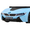 BMW I8 Lift Auto na akumulator Niebieski + Pilot + Wolny Start + 3-pkt pasy + MP3 USB + LED