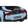 BMW I8 Lift Auto na akumulator Niebieski + Pilot + Wolny Start + 3-pkt pasy + MP3 USB + LED
