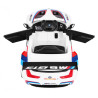 BMW M6 GT3 Auto na akumulator dla dzieci Biały + Nawiew powietrza + Dźwięki MP3 Światła + Pilot