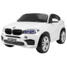 BMW X6M XXL dla 2 dzieci Biały SUV + Pilot + Ekoskóra