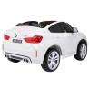 BMW X6M XXL dla 2 dzieci Biały SUV + Pilot + Ekoskóra