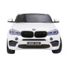 BMW X6M XXL dla 2 dzieci Biały SUV + Pilot + Ekoskóra